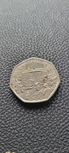 Isle man christmas 50p - man,