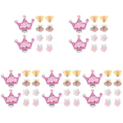 Children clip earrings with - clip,