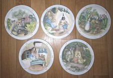 Bundle Of Beatrix Potter Peter Rabbit And Benjamin Bunny Decorative Music Plates