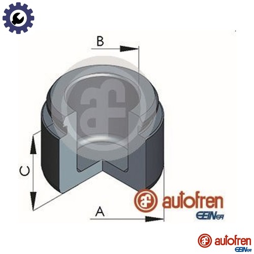 Piston brake caliper d025570 - caliper,