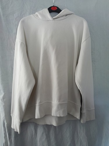 Zara cream hoodie - zara, l