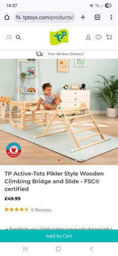 Wooden climbing frame with - wooden,