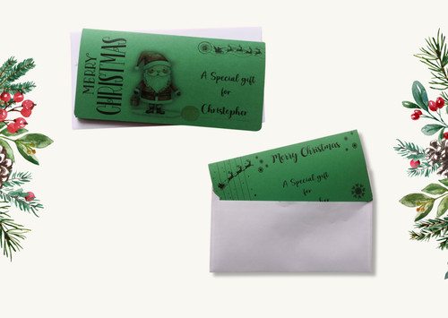 Personalised christmas scratch - personalised,