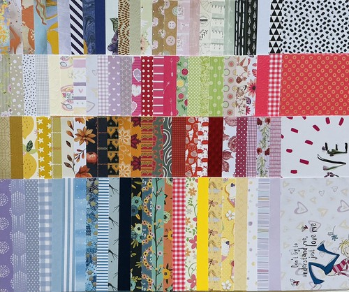 100 assorted backing - a6,