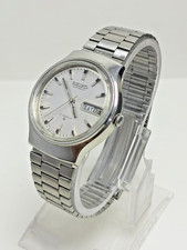 Vintage Seiko Automatic 17 Jewels Helmet Shape Case 6309 Day/Date Men's Watch