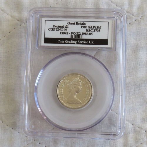 1983 piedfort silver - silver, proof