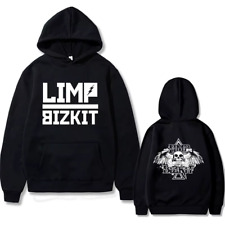 Limp Bizkit`s Iconic Band Skeleton Graphic Print Hoodie,ASIAN SIZES,Unisex,New