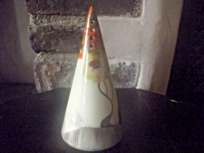 Vintage Clarice Cliff Bizarre Conical Shape Sugar Sifter  "Rhodanthe" Pattern