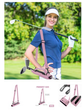 Golf Club Carry Bag Pocket Mini Shoulder Strap Men Women Golfer Foldable Green