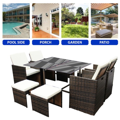 Rattan garden sofa chairs set - garden,
