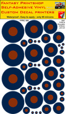 RAF Roundels Mixed Pack Vinyl