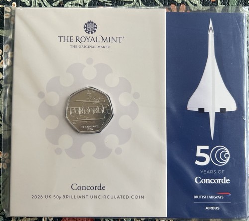 Royal mint 2026 - concorde, uk