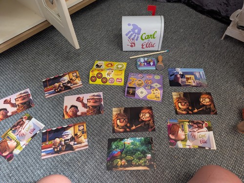 Disney letter box - disney, up