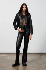 ZARA FAUX LEATHER  STRAIGHT
