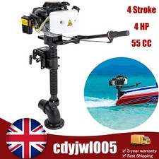 4HP 4-Stroke Outboard Motor Jet Pump Fishing Boat Engine CDI Wind Cooling System