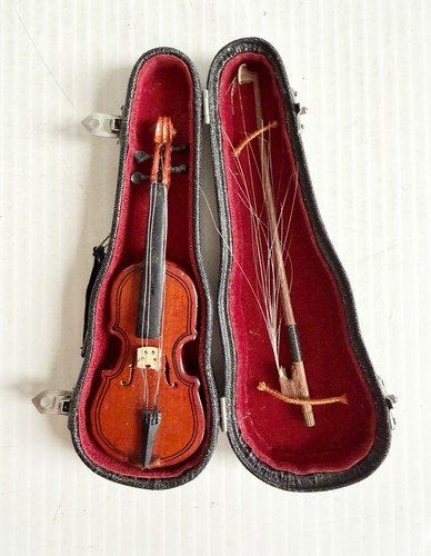 Vintage miniature violin - vintage,