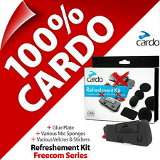 Cardo Refreshment Kit Pads Glue Plates Stickers Mic Sponges for Freecom Series