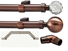 Bay Window Curtain Pole 19mm