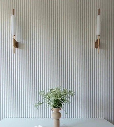 Fluted mdf wall - mdf, 3d