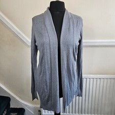 George Grey Waterfall Cardigan Open Front Knit Long Sleeve Soft Size M