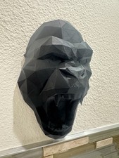 Low Poly Gorilla Wall