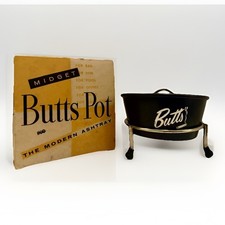 Vintage Butts Pot Ashtray