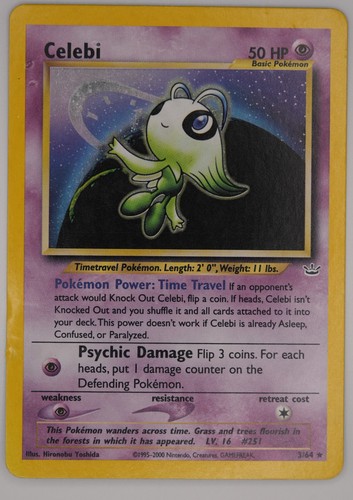 Celebi neo revelation 3 64 - celebi,