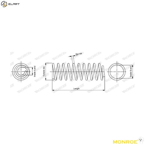 Suspension spring sp0002 for - sp0002,
