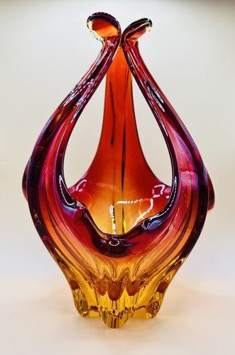 Vintage murano glass red - vintage,