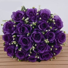 18 Heads Silk Rose Artificial