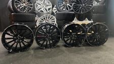 Ex Display 18" Mercedes Turbine Style Black Pol lip Alloy Wheels C-Class E-Class