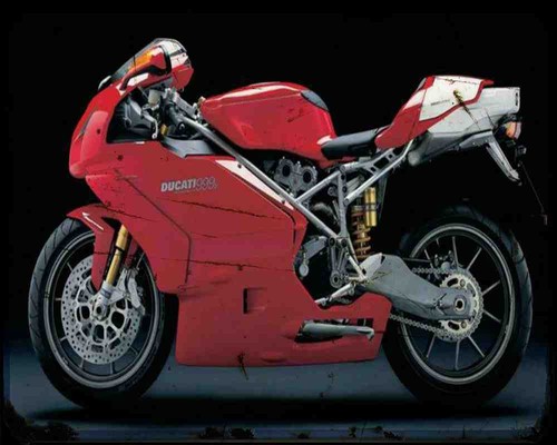 Ducati 999 metal sign - ducati,