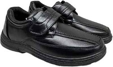 Mens Easy Fastening Strap Shoes Trainers Lightweight Boys School Shoes Formal 