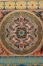 RENAISSANCE DECORATIVE ART & DESIGN - c. 1890 Antique Print Chromolithograph