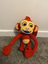 Tinga Tinga Tales Monkey Talking 14" Soft Toy Plush Red Rare Collectible