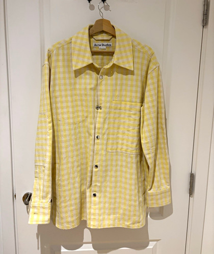 Acne studios yellow - acne, yellow/beige