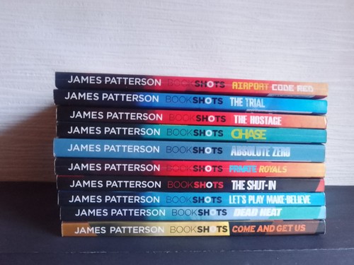 James patterson book - 10, x