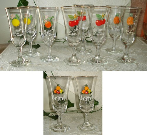 Set vintage britvic - 10,