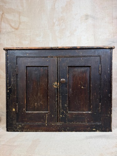 Antique wall cupboard rustic - cupboard,