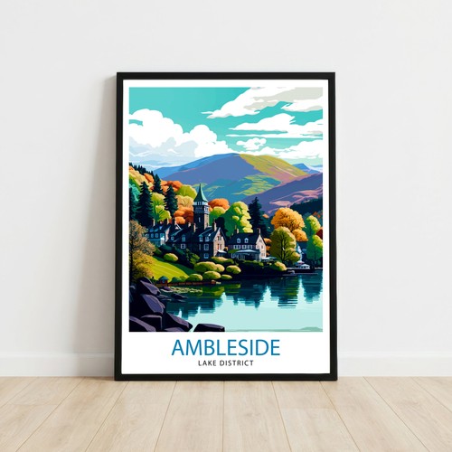 Ambleside lake district travel - lake,