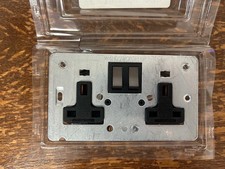 Wandsworth Electrical Penthouse 13 Amp Double Socket Antique Bronze