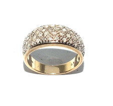 Ladies 9ct yellow gold band