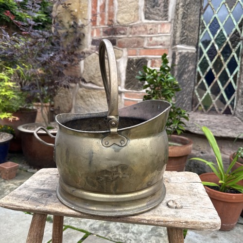 Vintage brass coal - vintage,