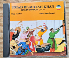 USTAD BISMILLAH KHAN LIVE IN LONDON VOL. 1 1992 CD (NAVRAS, SHEHNAI)