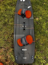 Carbon F-ONE TRAX 140x45 Kite Board with Bindings