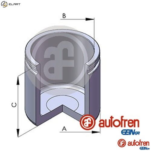 Piston brake caliper - piston,