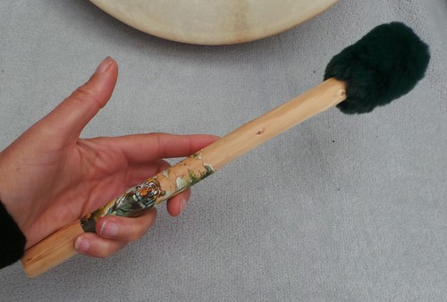 Drum beater shamanic drums