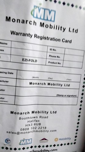 Monarch mobility scooter with - monarch,