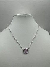 Swarovski silver tone purple - swarovski,