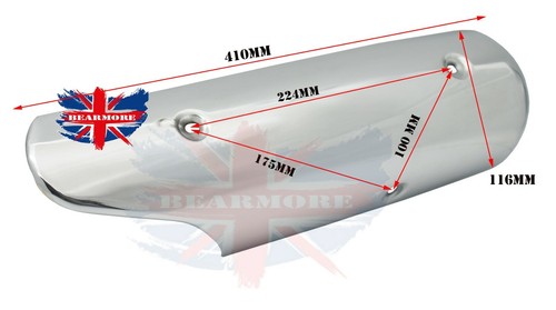 Silencer exhaust heat - silencer, shield